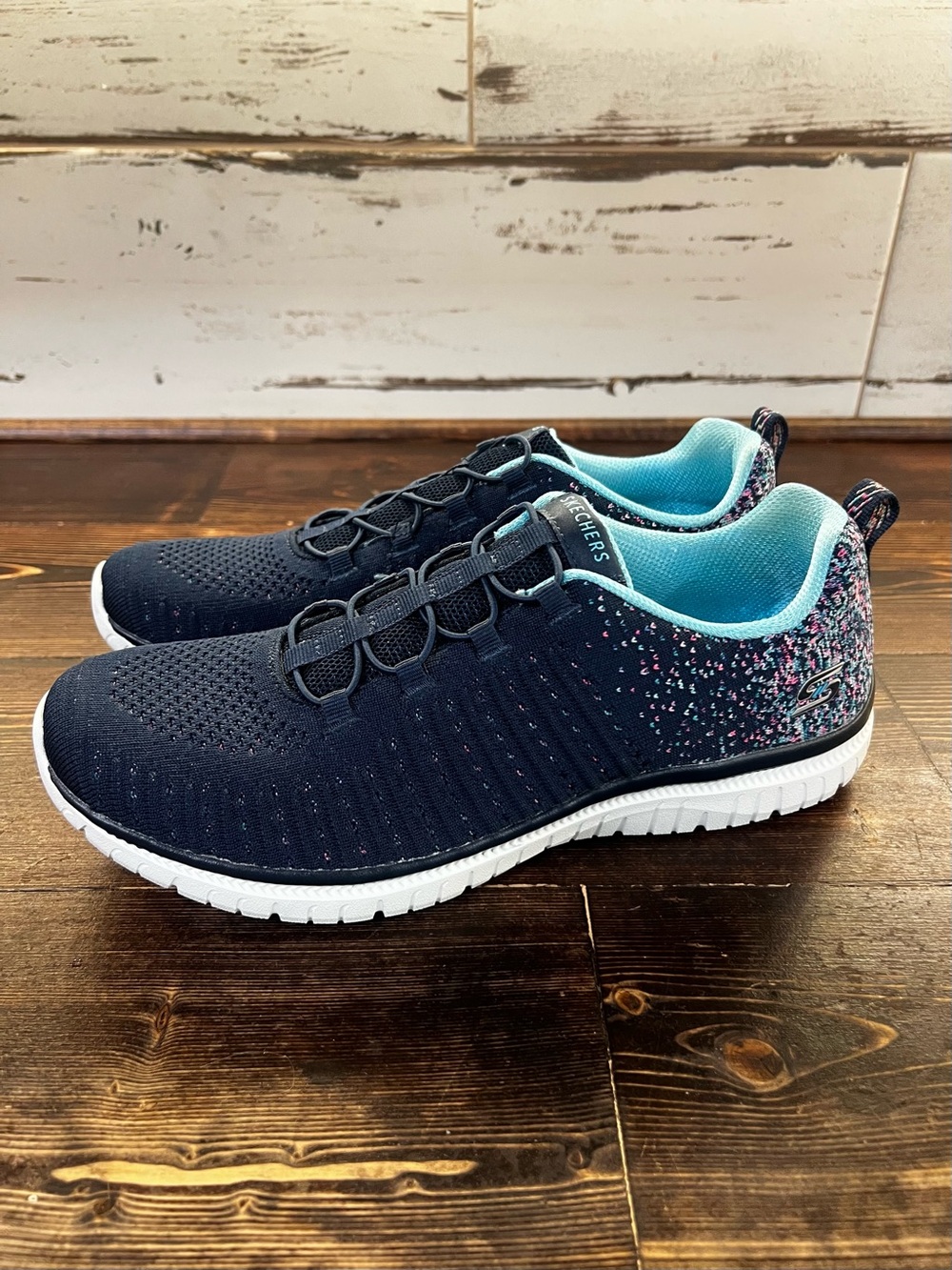 Skechers • Women's Virtue Slip On Sneakers • Size 11 • Navy Blue • Style #104411